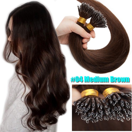 Ombre Nano Ring Tip 100% Remy Human Hair Extensions Thick Micro Loop Beads 150G+ - Picture 16 of 30
