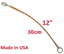 Multi-Purpose Universal 12"-13" (30cm-33cm) Copper Ground/Bonding Strap Cable