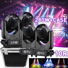 280W 10R Beam Moving Head Light RGBW Gobo Spot Stage Lighting DJ Disco DMX Case