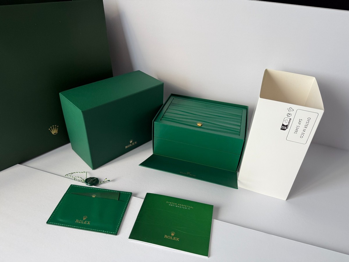 Medium Rolex Box (Green on Green) ref : 53491.02 Replacement