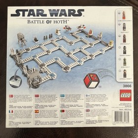 Lego 3866 Star Wars The Battle Of Hoth Game RARE All Figures & Instructions READ