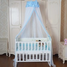 Baby Netting Baby Bed Crib Dome Canopy Netting Blue 