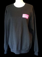 Black Barbie Sweatshirt with Pink Logo