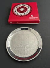 Vintage WMF Cromargan Germany Decor-a Stainless Steel Wine Bottle Coaster/Tray