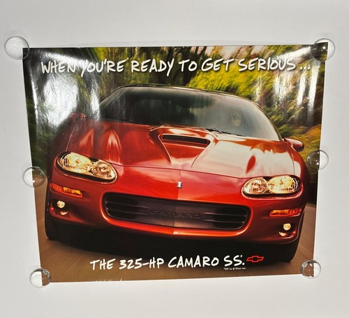 2000 Camaro SS Poster 21.5x26" Two-Sided Chevrolet Chevy Gloss Print Sports Car