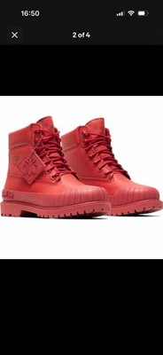 Bee Line x Timberland 6'' Premium Waterproof Boot Red Nubuck TB0A5ZQ3626