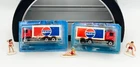 (2) Vintage Hot Wheels Blackwall 1988 PEPSI Hiway Hauler Pair w/ERROR CUT CARDS!