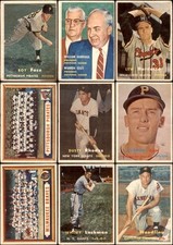 1957 Topps Baseball Partial Set (165) VG to VGEX *GMCARDS*