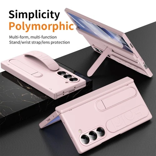 Funda con soporte plegable 7/6 a prueba de golpes para Samsung Galaxy Z soporte para bolígrafo correa de soporte - Imagen 61 de 66