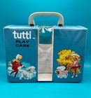Vintage 1965 Tutti Doll Play Case • Blue Carrying Case Made By Mattel • Barbie — photo 2