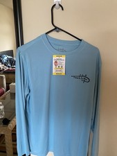 Sun Ray Defender Series Long Sleeve Performance Shirt – Size Medium – Sky Blue