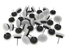 40pcs Furniture Chair Glide Nailin Thickened Nylon Chair Slider Furniture Pad Fl