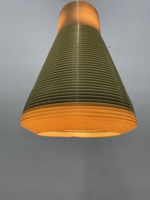 Vintage Space Age Mid Century Modern Pendant Rotaflex Light Lamp