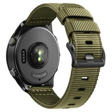 Rugged Nylon Watch Bands Compatible with Garmin Vivoactive 3/5/6, 20mm Quick ...