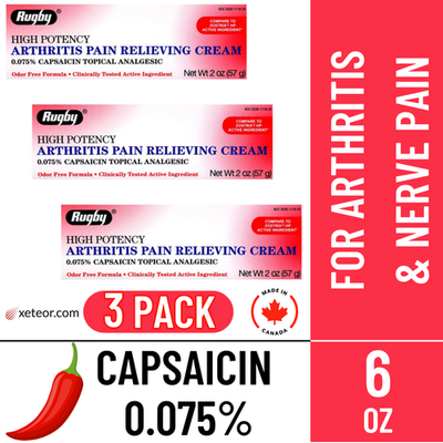Rugby Arthritis Pain Relieving Cream - 2 oz | Zostrix HP (07-2027