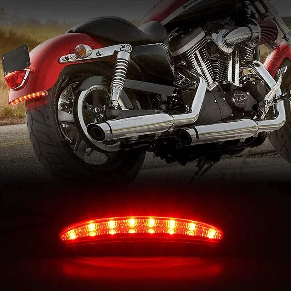 Luz trasera de freno señales de giro LED para motocicleta Honda Rebel 250 300 450 500 Foto 3 de 4