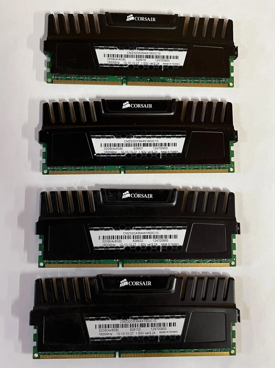 Corsair DDR3 SDRAM 32 GB Total Capacity Memory (RAM) for sale | eBay