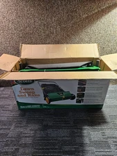 Scotts LSW70026S Manual Push Lawn Sweeper 3.6 Bushel Bag for Yard Cleanup