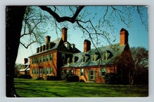 Williamsburg VA-Virginia, Carter's Grove Plantation, Vintage Postcard