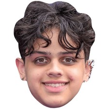 Isaac Ordonez Smile Celebrity Mask, Flat Card Face, Fancy Dress Mask