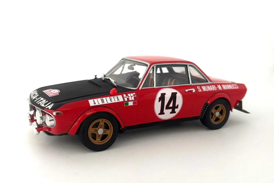 LANCIA FULVIA HF RALLY M. CARLO 1972  1/24  kit plastica Italeri 3670 - Immagine 4 di 4