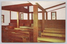 Old Sturbridge Village Quaker Meeting House Photochrome Postcard 1796