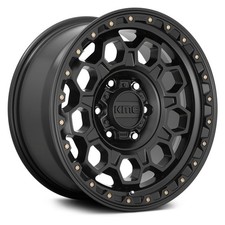 17x8 Kmc Km545 Trek 6x5.56x139.7 35 Satin Black Wheels Rims Set4 100.3
