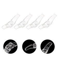 12Pcs Clear Window Blind Cord Cleats Reusable Safety Cord Holders for Curtains