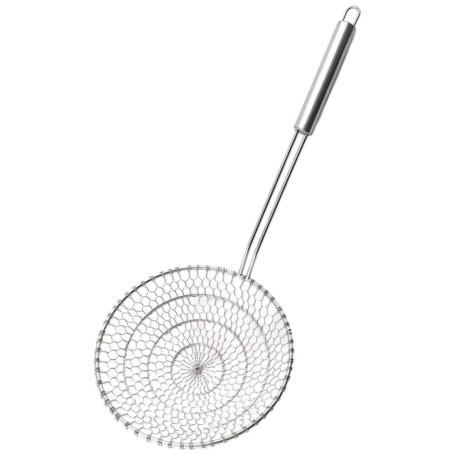 Best Utensils Asian Kitchen Stainless Steel Spider Strainer Professional Wire...