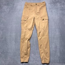 Halara DayStretch High Waisted Cargo Pants Womens Small Brown Slim Fit Hiking