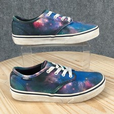 Vans Era Shoes Youth 4 Lace Up Sneakers Low Top Cosmic Galaxy Print Multicolor