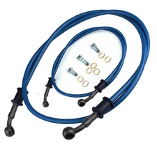 FRONT & REAR BRAKE LINE KIT  for YAMAHA YZ80 1993-2001 YZ85 2002-2016