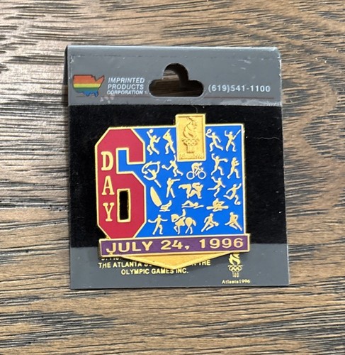 RARE Atlanta 1996 Olympics Sports Events 17 Days of Olympics Dated Pins Set Lot - Picture 7 of 18