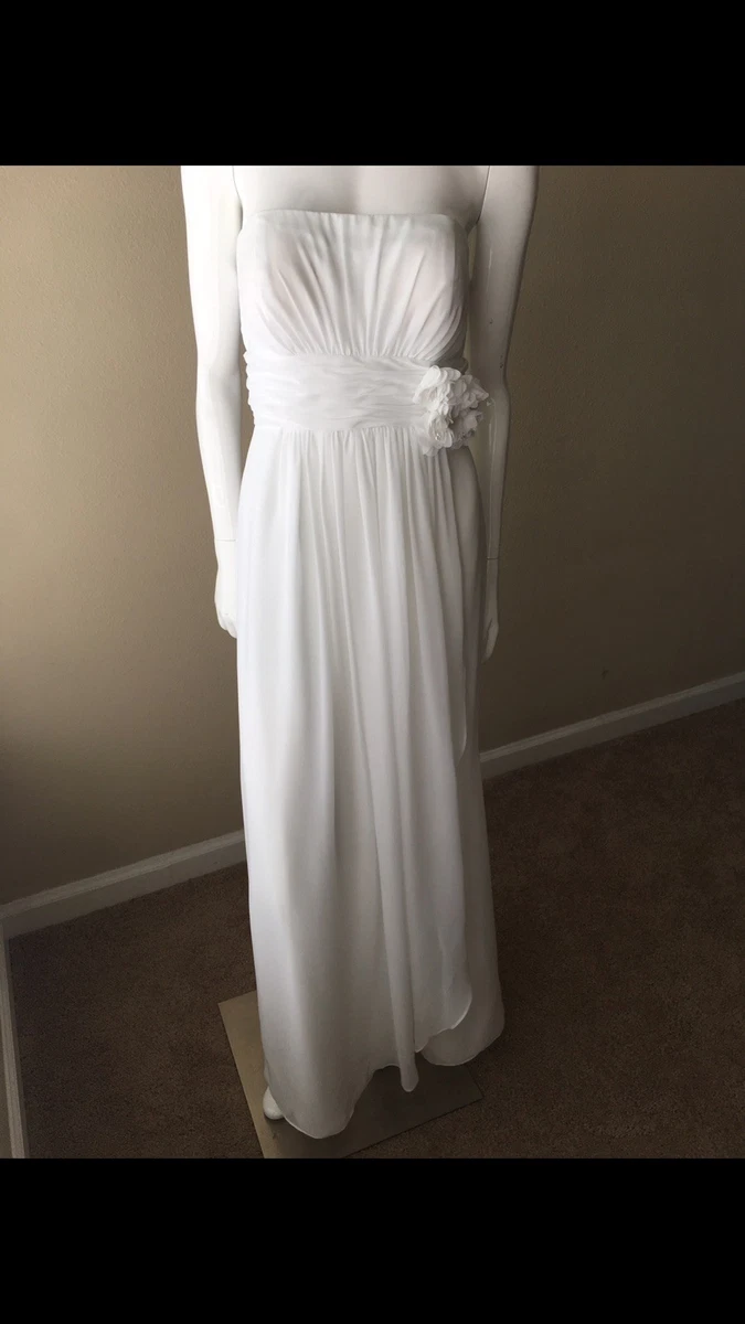 Davids Bridal Wedding Dress Size4 Destination Beach Empire Sheath