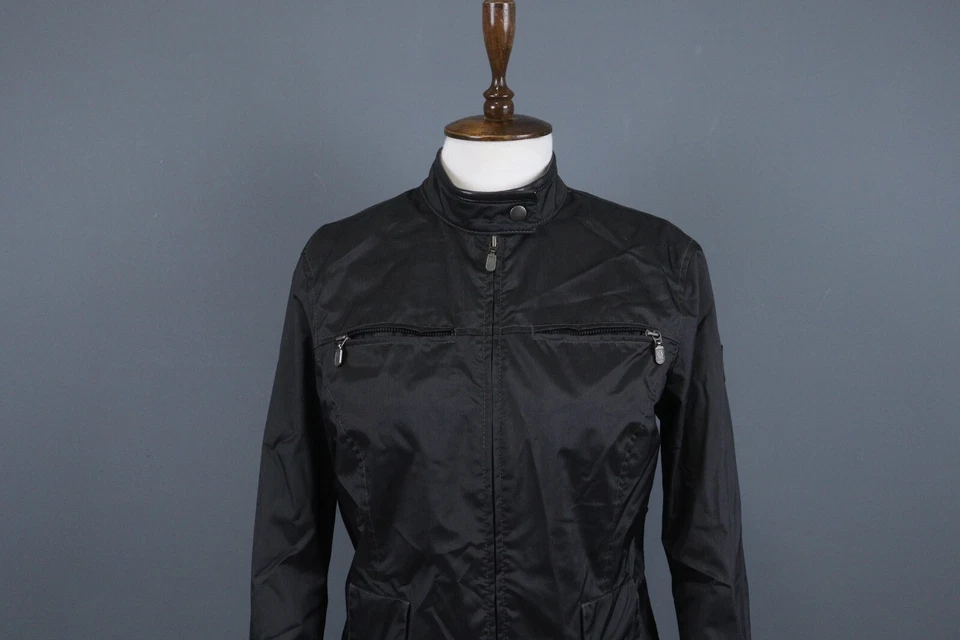 Chaqueta Belstaff Gold Label Cremallera Completa Cuero Interior Bolsillos Negros Talla 46 Foto 2 de 4