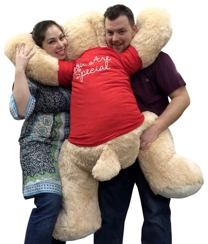 Giant Valentine Stuffed Dog 60 Inch Soft 5 Foot Stuffed Puppy You Are Special - Picture 2 of 12