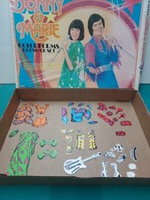 DONNY  MARIE TV SHOW DollsS/Clothes Colorforms Missing Some Pcs. 1977 playset