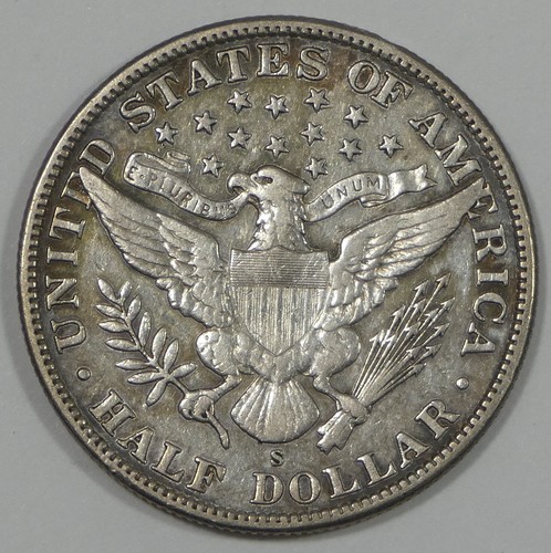 Medio dólar barbero 1905-S plata extra fino 50c - Imagen 4 de 4
