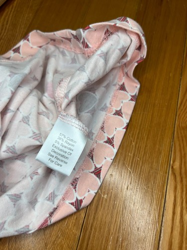 Vera Bradley Women's XS 2 Piece Pajama Set Pink Hearts Short Sleeve Long Bottom - 第 5/12 張圖片