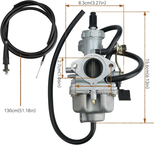 Carburettor for Honda TRX250 ES FOURTRAX RECON TRX250TE TRX250TM 2002-2005 - Picture 2 of 7