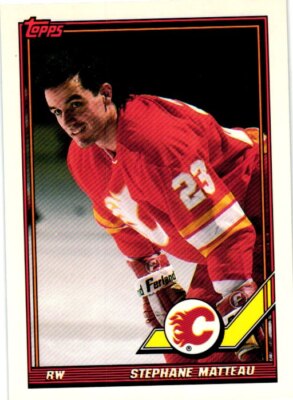 1991-92 Topps #383 Stephane Matteau