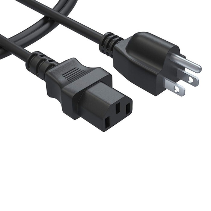 16 Gauge 120V Power Cord 20' (20 ft) For Grow Light Fixture Ballast Cord