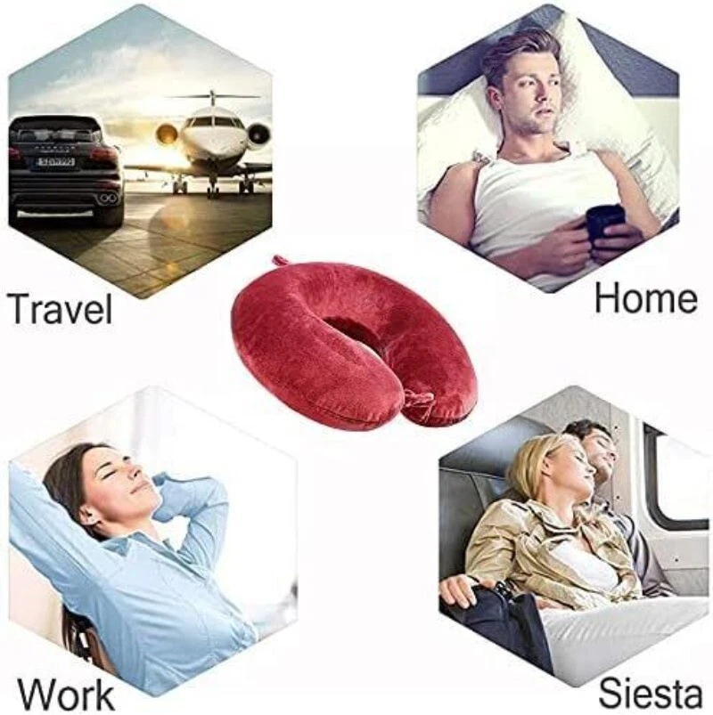 Travel Pillow - Memory Foam Neck Pillow Support Pillow