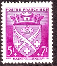 L7595 FRANCE TIMBRE N° Y&T 564 de 1942  "Armoirie Saint Etienne " NEUF*