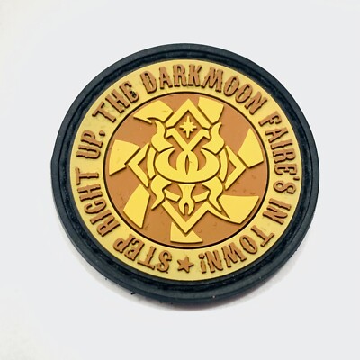 Darkmoon Faire Badge Patch Blizzcon Blizzard World Of Warcraft WoW Exclusive New