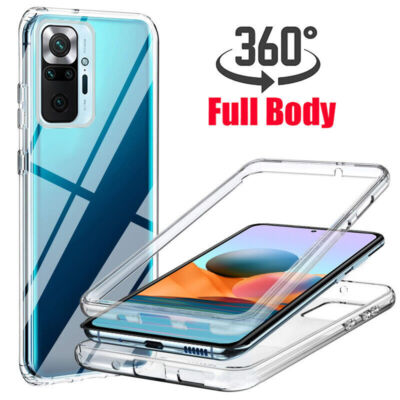 360 Full Clear Case For Xiaomi 13T 12T Redmi Redmi Note 13 12 Pro Silicone Cover