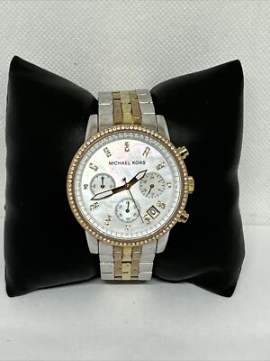 Michael Kors Ritz MK5650 Women Tri-Tone Stainless Steel Analog