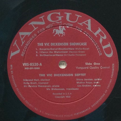 Vic Dickenson-Showcase-Vanguard 8520-MONO - Imagen 3 de 4