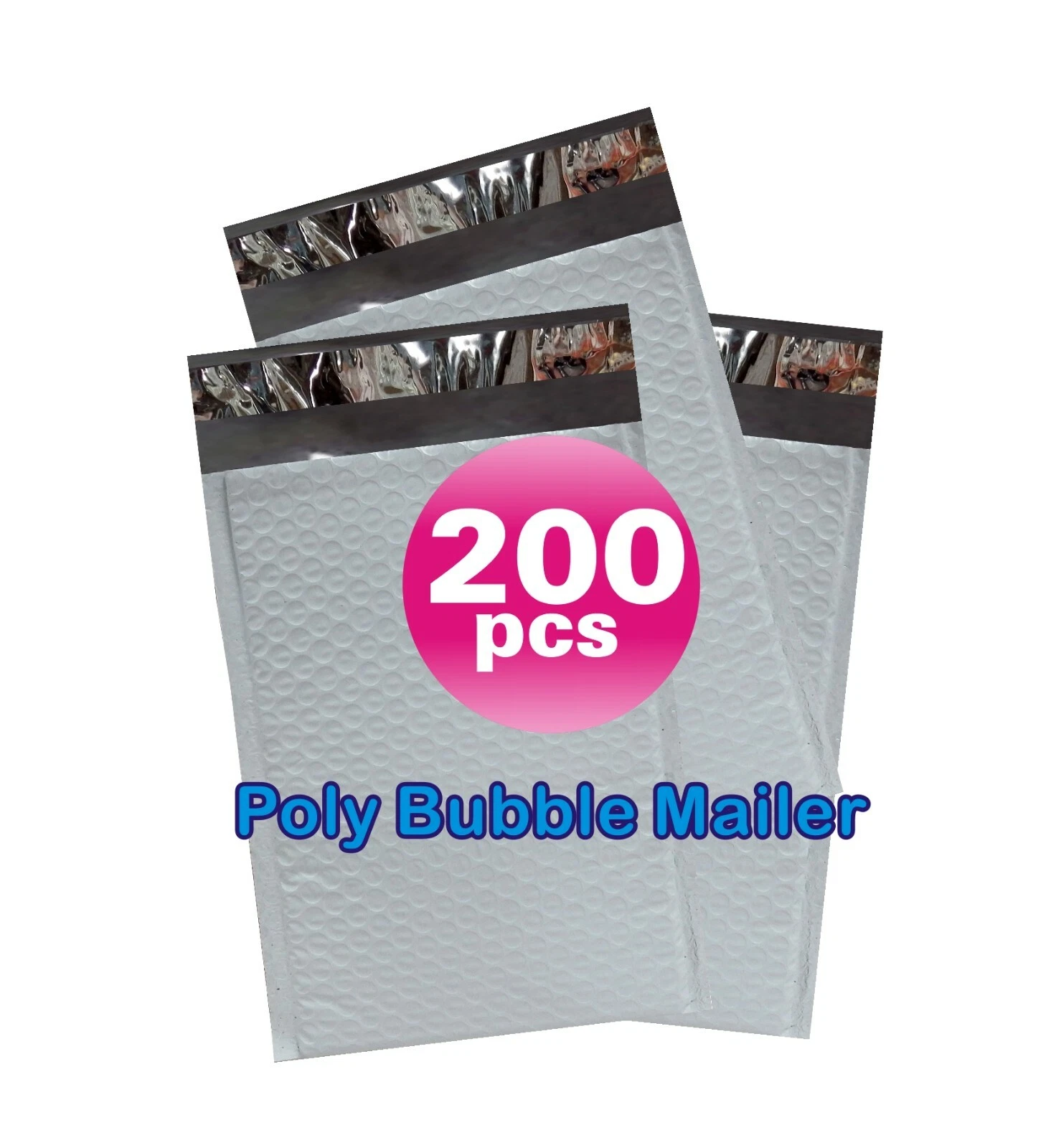 Yens® 200 #1 7.25x12 Poly Bubble Padded Envelopes Mailers Inner 7.25x11 200PM1 image 1
