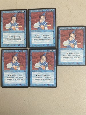Apprentice Wizard x 5 ~ The Dark ~ Magic The Gathering MTG Cards ~ Excellent